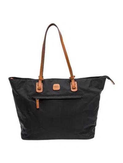 Pre-owned Bric's Nylon Tote In Black