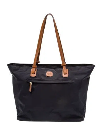 Pre-owned Bric's Nylon Tote In Black
