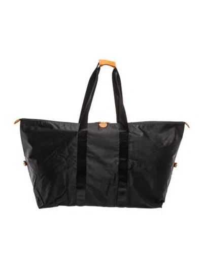 Pre-owned Bric's Nylon Weekender Bag In Black