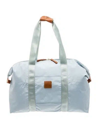 Pre-owned Bric's Nylon Weekender Bag In Blue