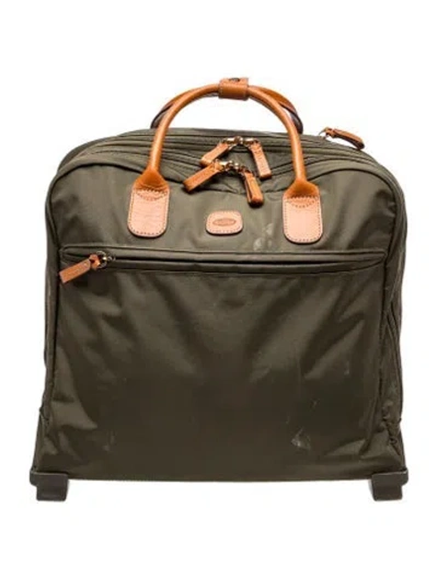 Pre-owned Bric's Nylon Weekender Bag In Grey