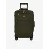 Bric's Olive X-travel Four-wheel Recycled-polyamide Cabin Suitcase 55cm In Olive