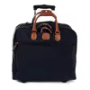 Bric's Black Rolling Pilot Case Luggage In Navy