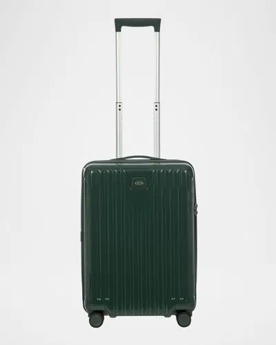 Bric's Positano 21" Carry-on Spinner In Emerald