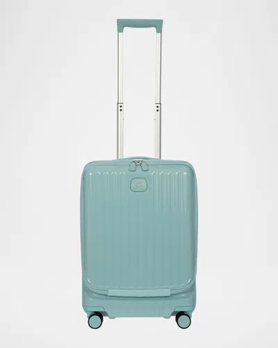 Bric's Positano 21" Carry-on Spinner With Pocket In Light Blue