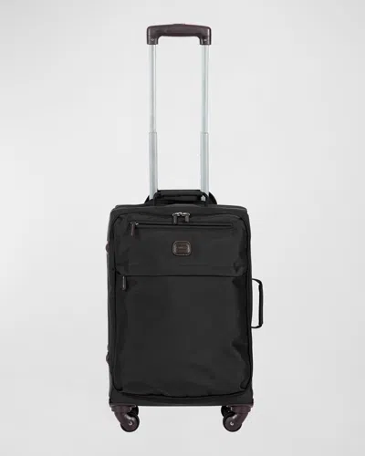 Bric's Siena Carry-on Spinner, 21" In Black/espresso Trim