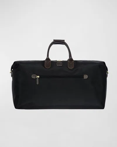 Bric's Siena Duffel, 22" In Black/espresso Trim