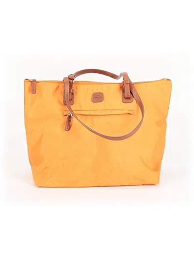 Pre-owned Bric's Tote Bag In Orange