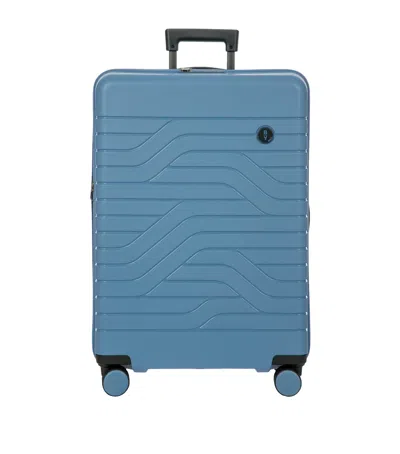 Bric's Ulisse Check-in Suitcase In Blue
