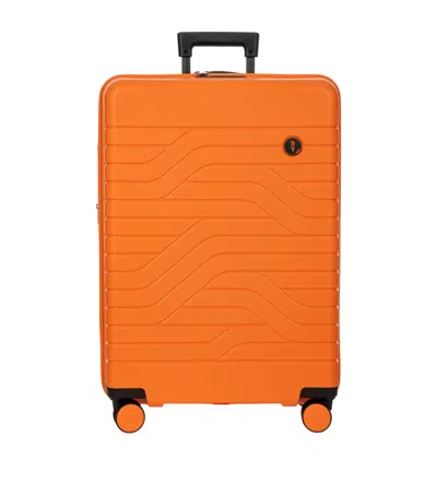 Bric's Ulisse Check-in Suitcase In Orange