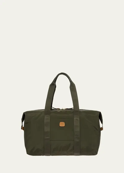 Bric's X-bag 18" Folding Duffel Bag Luggage In Olive