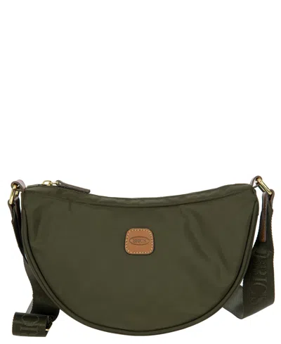 Bric's X-travel 11" Mini Halfmoon Bag In Green
