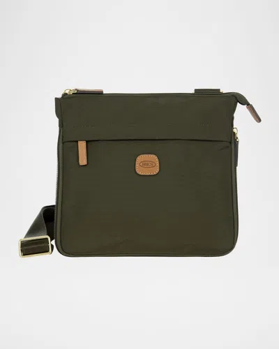 Bric's X-travel Expandable Shoulder Bag In Olive