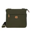 Bric's X-travel Expandable Shoulder Bag In Olive