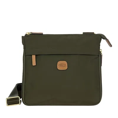 Bric's X-travel Expandable Shoulder Bag In Olive