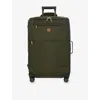 Bric's Olive X-travel Four-wheel Recycled-polyamide Suitcase 71cm In Olive