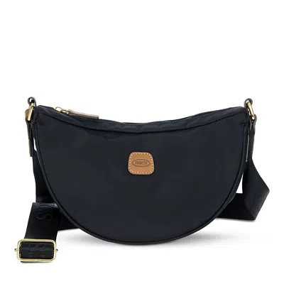 Bric's X-travel Mini Halfmoon Bag In Blue