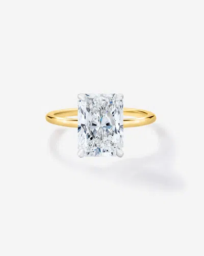 Bridal 2.85 Ct. Radiant Natural Diamond In Whisper Thin® Engagement Ring