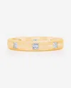 Bridal Asscher Luxe Inlay Eternity Band