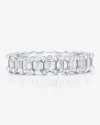 Bridal Emerald Diamond Eternity Band