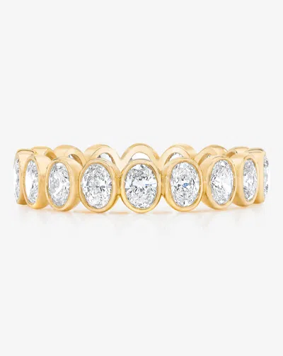 Bridal Oval Bezel Eternity Band