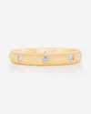 Bridal Round Luxe Inlay Eternity Band