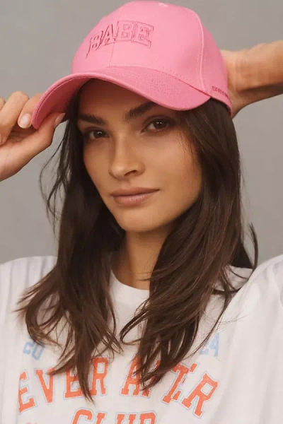 Bridemerch Babe Snapback Hat In Pink