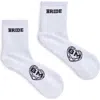 Bridemerch Bride Crew Socks In White