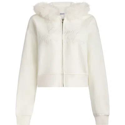 Bridemerch Happily Ever After Fur Zip In White