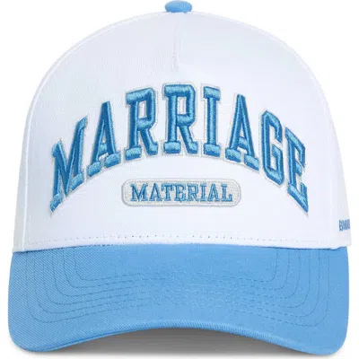Bridemerch Heritage Marriage Material Collection Trucker In White