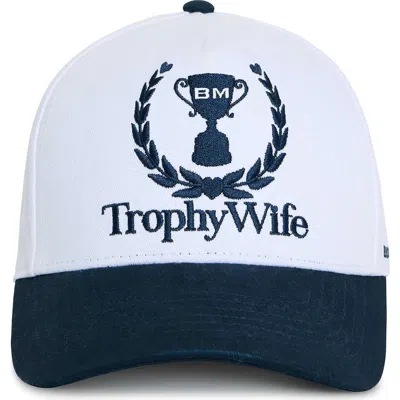 Bridemerch Trophy Wife Trucker In White