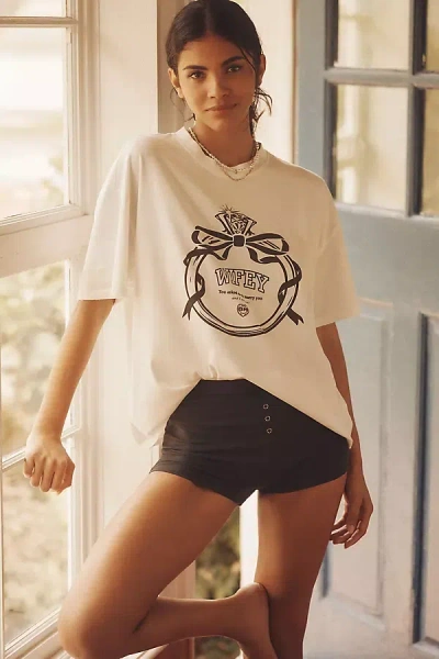 Bridemerch Wifey Ring Graphic Tee In White