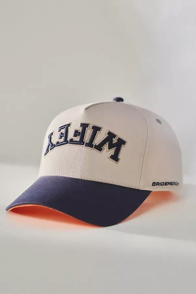 Bridemerch Wifey Trucker Hat In Blue