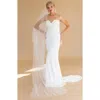 Brides And Hairpins Brides & Hairpins Arwen Imitation Pearl Cathedral Veil In Ivory