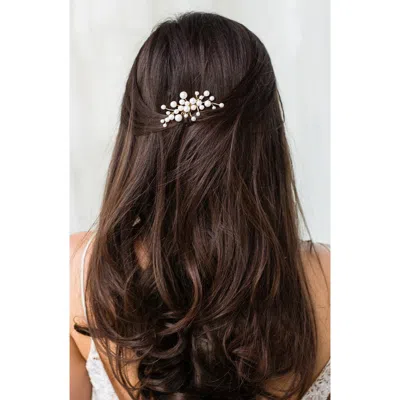 Brides And Hairpins Brides & Hairpins Brooks Comb In Gold