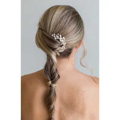 Brides And Hairpins Brides & Hairpins Brooks Comb In Gold In Silver