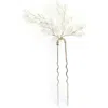 Brides And Hairpins Brides & Hairpins Ellie Set Of 2 Imitation Pearl Pins In Silver/white