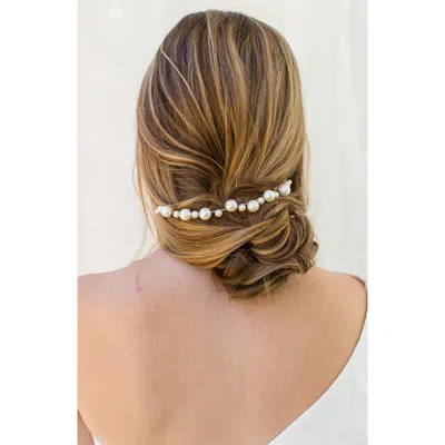 Brides And Hairpins Brides & Hairpins Gabriela Halo Comb In Silver In Metallic