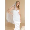 Brides And Hairpins Brides & Hairpins Ione Crystal & Imitation Pearl Fingertip Veil In Ivory