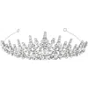 Brides And Hairpins Brides & Hairpins Matea Crystal Crown In Silver