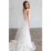 Brides And Hairpins Brides & Hairpins Pacal Double Layer Floor Length Veil In Ivory