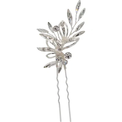 Brides And Hairpins Brides & Hairpins Raiza Hair Pin In Silver