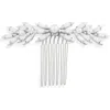 Brides And Hairpins Brides & Hairpins Seira Opal & Faux Pearl Hair Comb