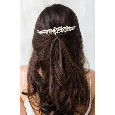 Brides And Hairpins Brides & Hairpins Taja Halo Comb In Metallic
