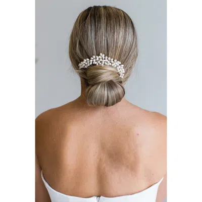 Brides And Hairpins Brides & Hairpins Taja Halo Comb In White