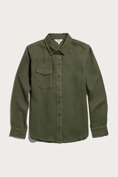 Bridge & Burn Bird Organic Cotton Shirt In Pine Flannel