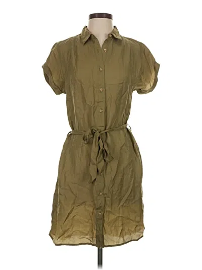 Pre-owned Bridge & Burn Casual Dress In Green