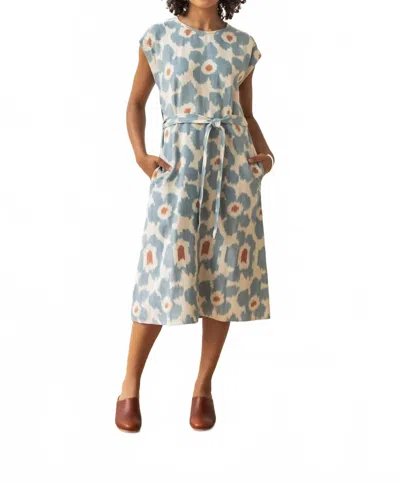 Bridge & Burn Eloise Dress In Polar Blossom In Gray