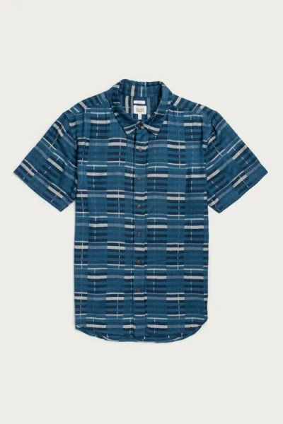 Bridge & Burn Emerson Slim Shirt In Blue