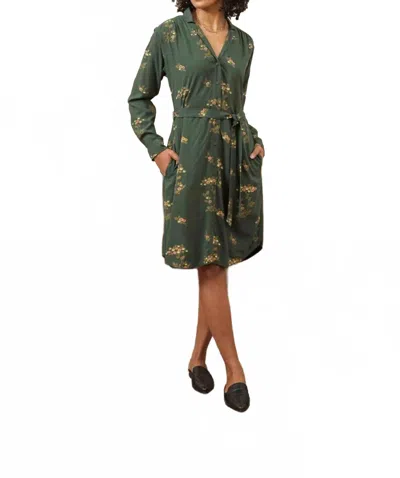 Bridge & Burn Emery Shirt Dress In Woodland Bloom In Multi